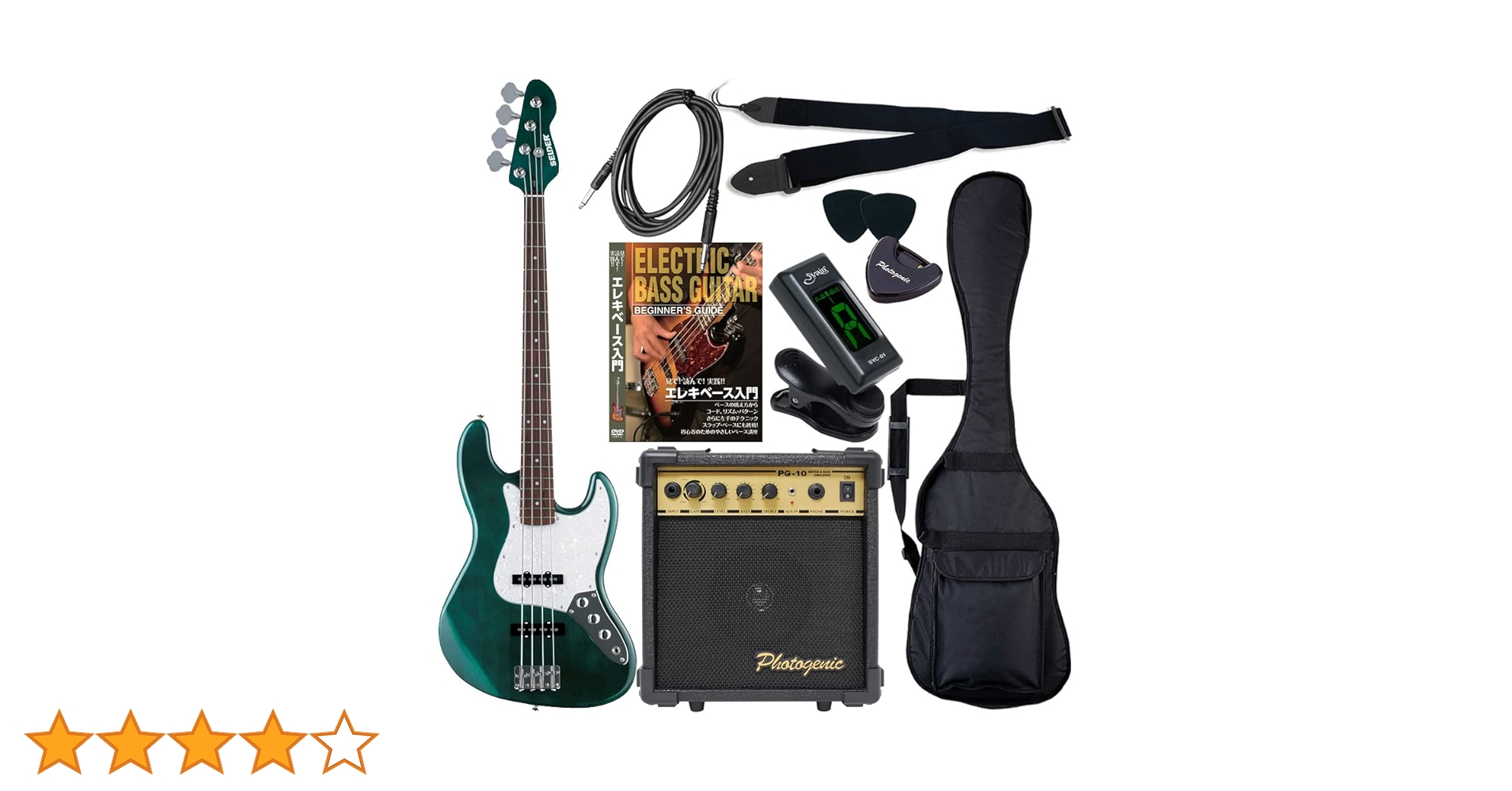 Amazon | SELDER セルダー ベース ジャズベースタイプ JB-30/葵